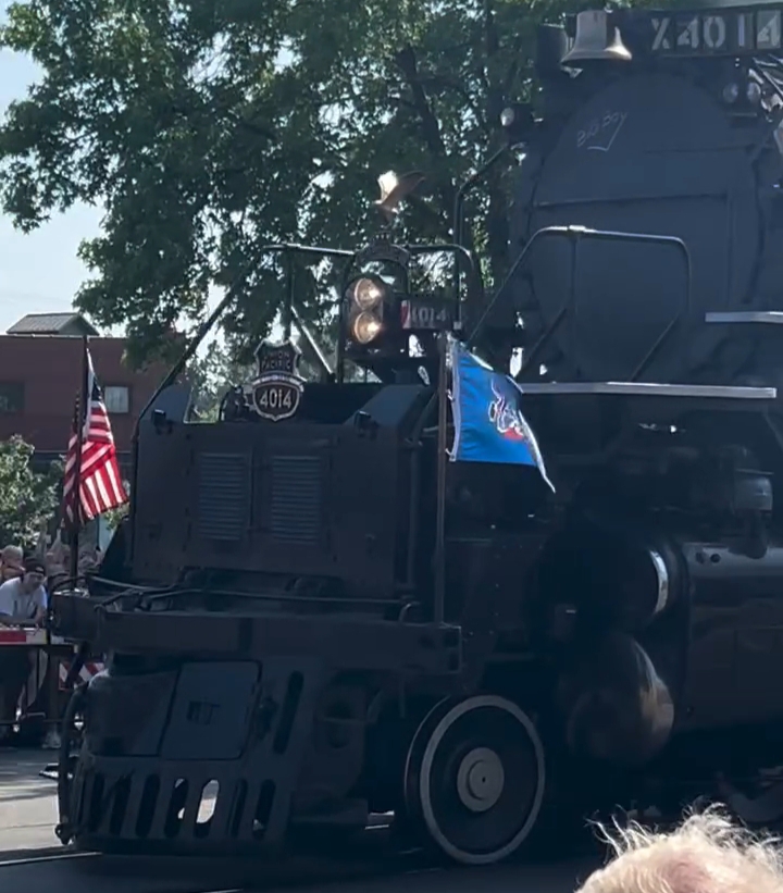 Historic Union Pacific Big Boy 4014 train