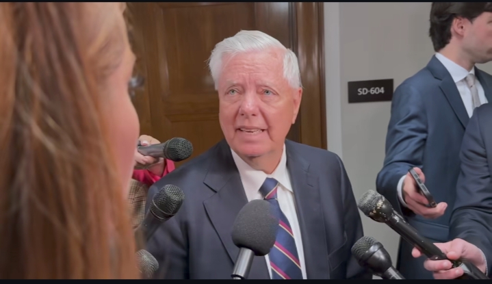 Lindsey Graham speaking during a U.S. Senate session in Washington, D.C.