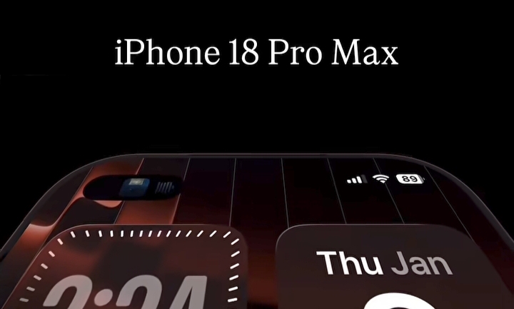 Apple iPhone 18 Pro concept showing expected premium design and slim bezels