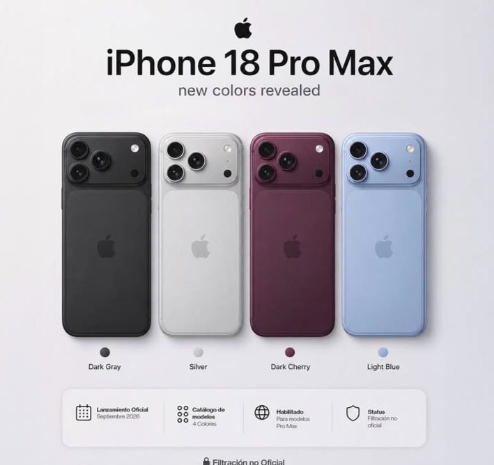 Apple iPhone 18 Pro Max camera design close-up