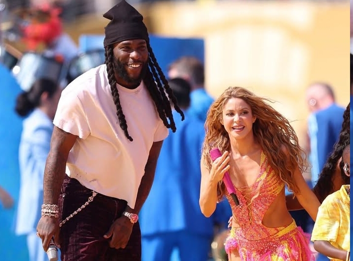 Shakira performing during the FIFA World Cup 2026 halftime show.