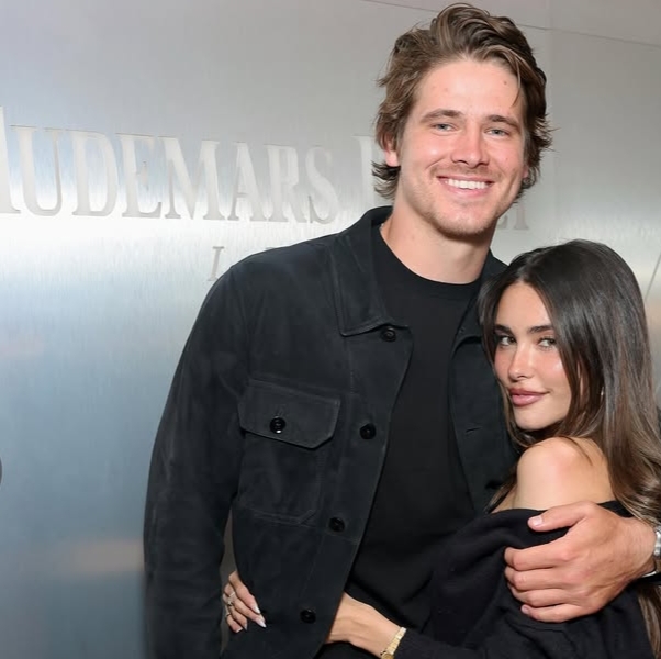 Celebrity couple Madison Beer Justin Herbert
