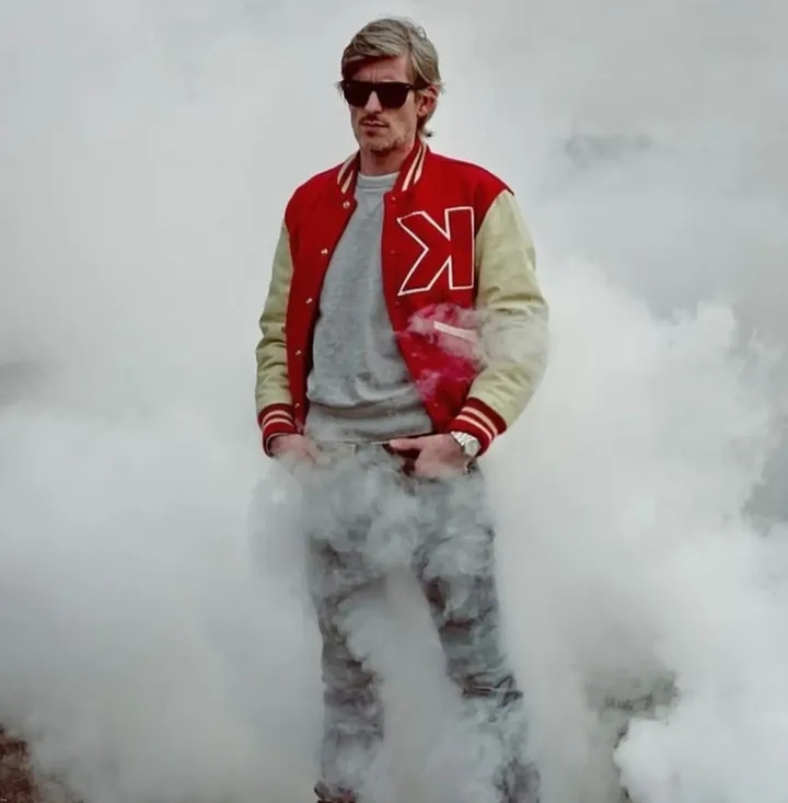 Electronic music legend Kavinsky during a concert