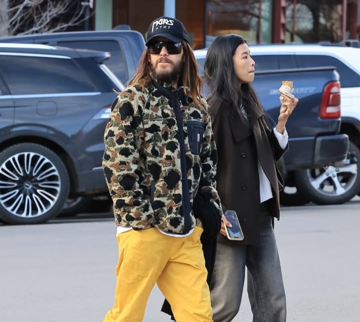 Jared Leto during a public event promoting his latest projects