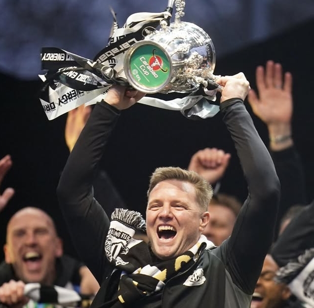 Eddie Howe during his final match as Newcastle United manager