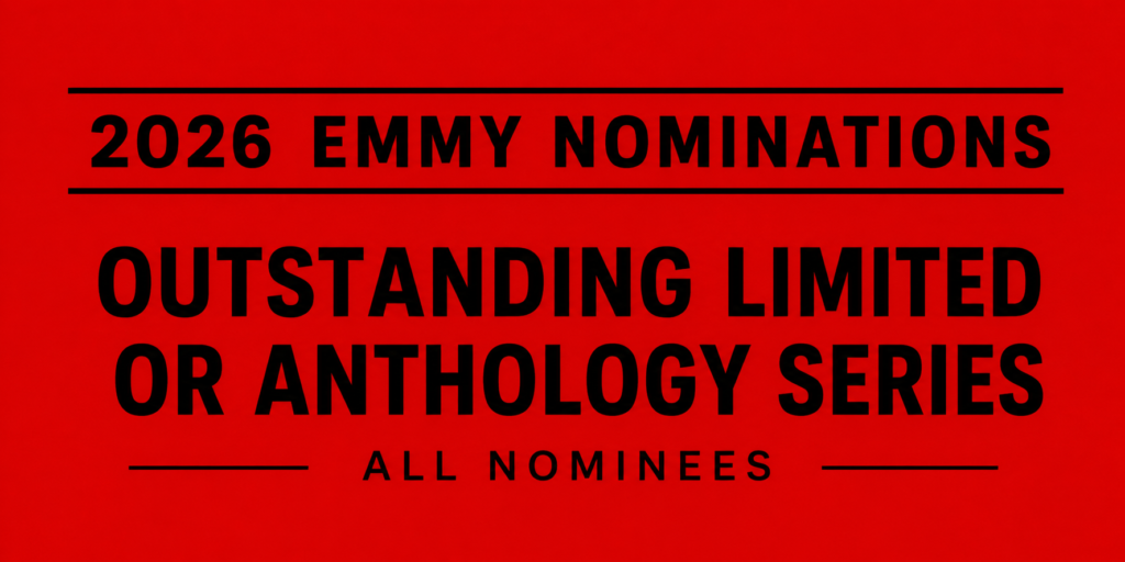 Emmy Nominations 2026 Official nominees with biggest surprises and top contenders