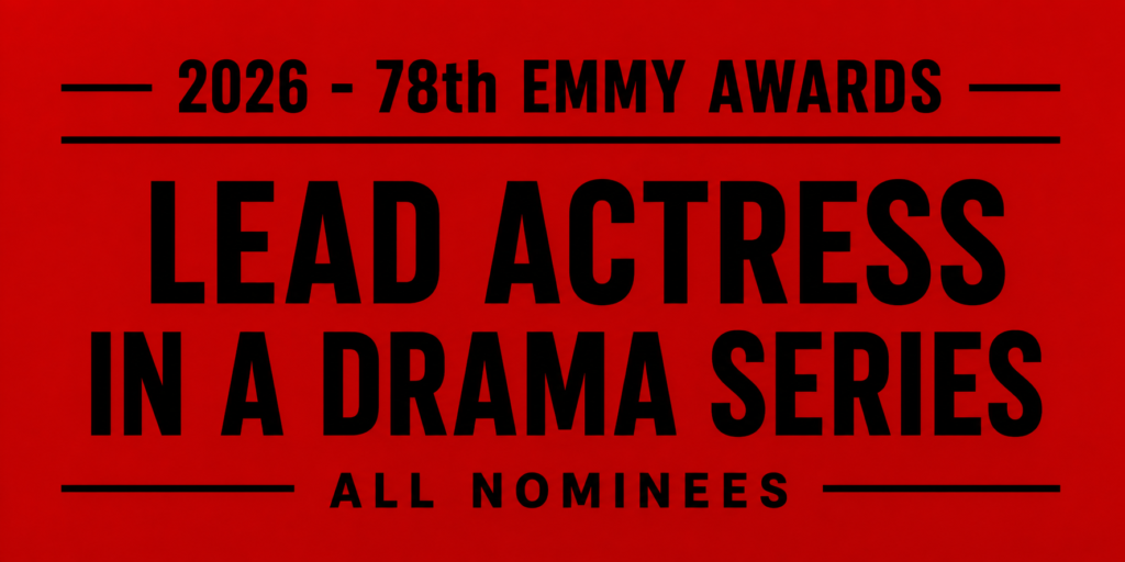Emmy Nominations 2026 latest breaking news and full awards nominations coverage