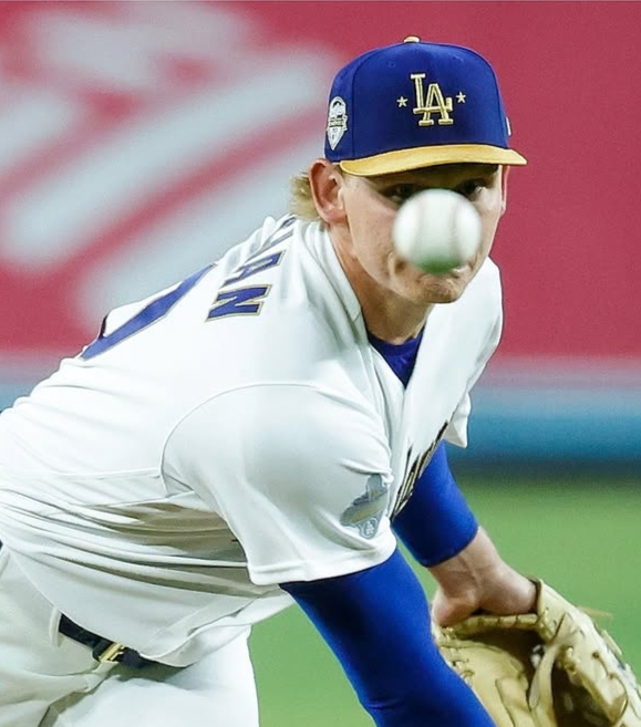 Dodgers and Diamondbacks players competing during an MLB game