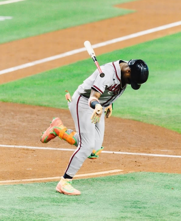 Atlanta Braves baseball team playing against New York Yankees