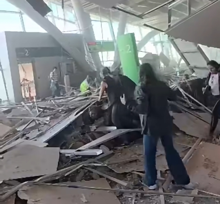 Colombia earthquake today causing damage to buildings in Pereira