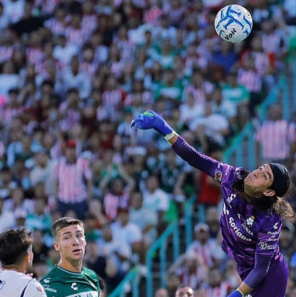 Santos Laguna players during Liga MX match